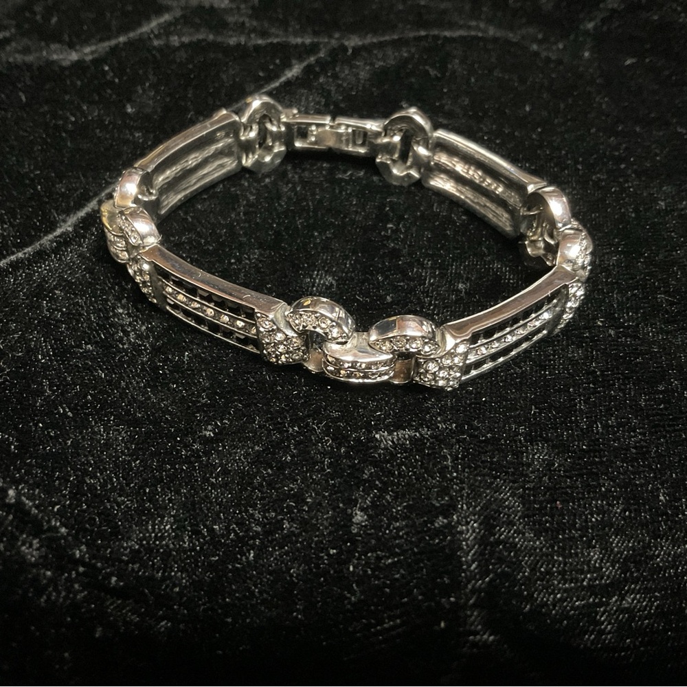 VTG Ciner for MMA Antique Silver Toned Bracelet - Picture 3 of 4